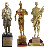 魯班獎(jiǎng)、詹天佑獎(jiǎng)、李春獎(jiǎng)獎(jiǎng)杯